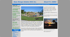 Desktop Screenshot of beaurivageestateshoa.org
